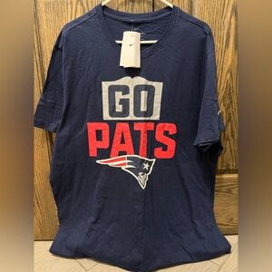 Nike Navy Tee with White Swoosh